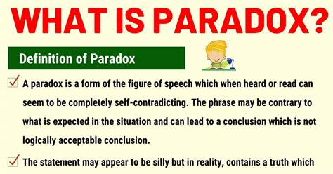 paradox meaning and examples.